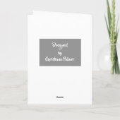 Carte de voeux - Thanksgiving (Dos)