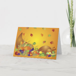 Carte de voeux Thanksgiving