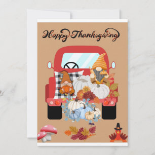 Carte de voeux Thanksgiving