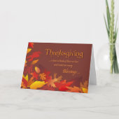Carte de voeux Thanksgiving (Devant)