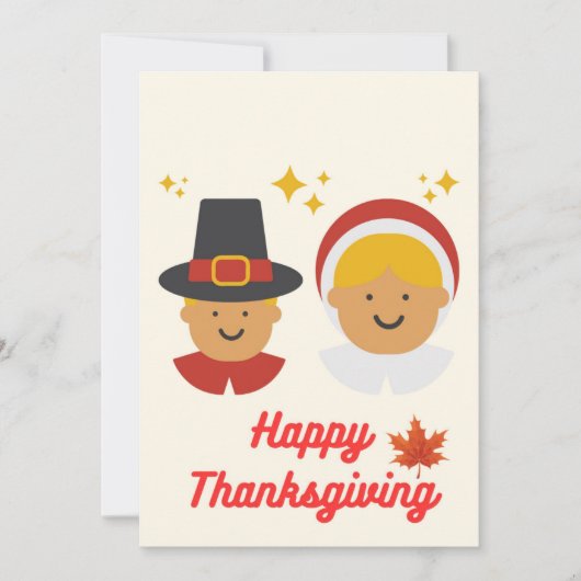 Carte de voeux Thanksgiving (Devant)