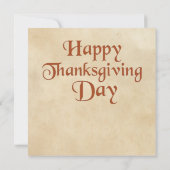 Carte de voeux Thanksgiving Wreath (Dos)