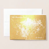 Carte de voeux "The Burning Bush" (Devant avec enveloppe)