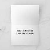 Carte de vœux "Time to Reflect" de Green Weenii (Intérieur)