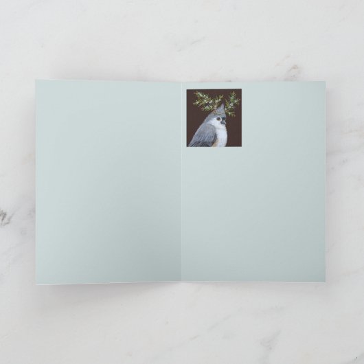 Carte de voeux timide mais simple (Intérieur)