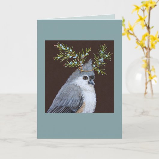 Carte de voeux timide mais simple (Fleur jaune)