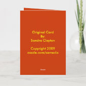 Carte de voeux/tomates quotidiennes (Dos)