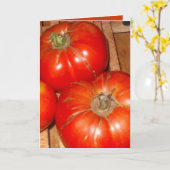 Carte de voeux/tomates quotidiennes (Fleur jaune)