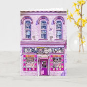 Carte de voeux Tootsie's Orchid Lounge (Fleur jaune)