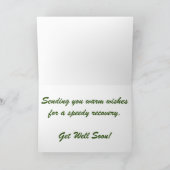 Carte de vœux "Tortue peinte de l'Arboretum" pour  (Intérieur)