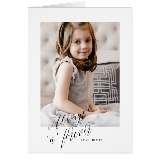 Carte de voeux Toujours n Forever Fête des pères (Devant)