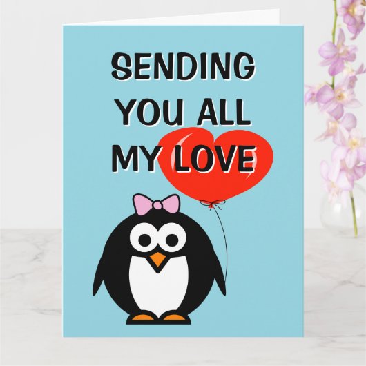 Carte de voeux tout mon amour (Orchidée)