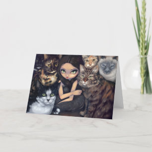 Carte de voeux "Tout sur les chats"