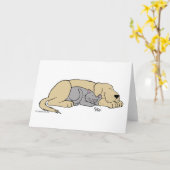 Carte de voeux tout temps pour les amis (Fleur jaune)