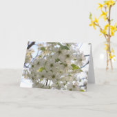 Carte de voeux - toute l'occasion - poire de (Fleur jaune)