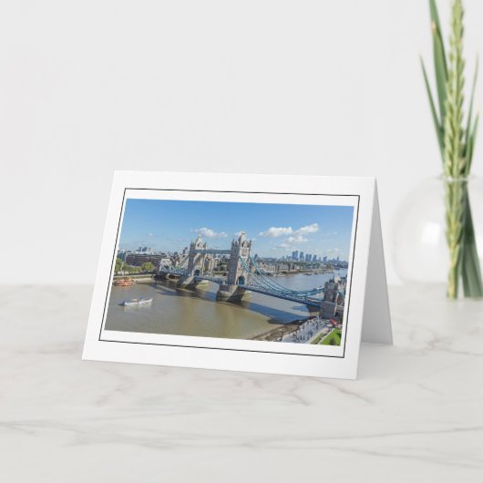 Carte de voeux Tower Bridge (Devant)
