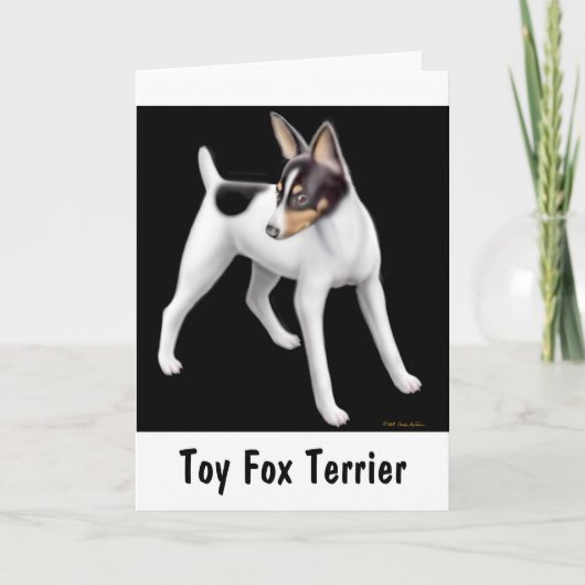 Carte de voeux Toy Fox Terrier (Devant)