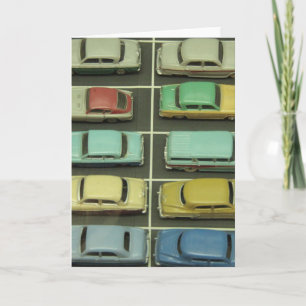 Carte de voeux Toy Vintage Cars