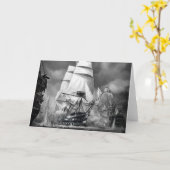 Carte de voeux TRAFALGAR (Fleur jaune)