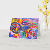 Carte de voeux - transformation (Fleur jaune)