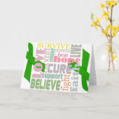 Carte de voeux traumatique d'inspiration de lésion (Fleur jaune)