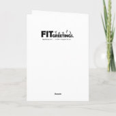 Carte de voeux Triathalon (Dos)