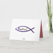 Carte de voeux Triumph (Dos)