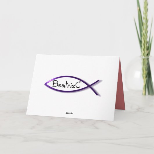 Carte de voeux Triumph (Dos)