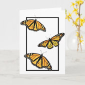 Carte de voeux Trois Monarques (Fleur jaune)