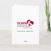 Carte de voeux "Trooper The Cat" Angel Blessings (Dos)