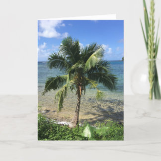 carte de voeux tropicale