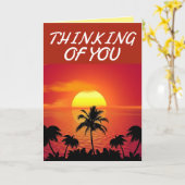 CARTE DE VŒUX TROPICALE CHRÉTIENNE POUR UN RETABLI (Fleur jaune)