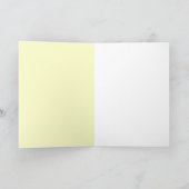 Carte de voeux tropicale Hawaiian Plumeria (Intérieur)