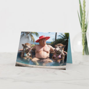 Carte de vœux Trump Jacuzzi