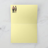 Carte de vœux Trumps à la maison (Intérieur)