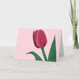 Carte de voeux Tulip