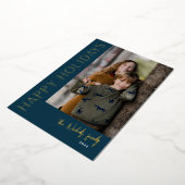 Carte de vœux typographie moderne simple photo (Rotation)