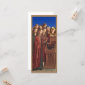 Carte de voeux "Un dans chaque choeur" (Devant/Arrière en situation)