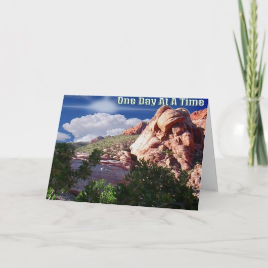 Carte de voeux un jour à la fois (Devant)