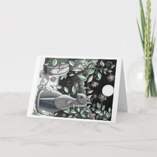 Carte de voeux : Une conversation tranquille