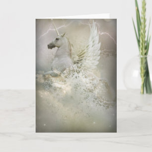 Carte de voeux Unicorn