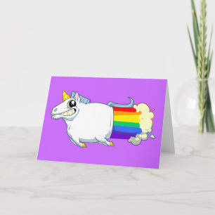 Carte de voeux Unicorn Farts
