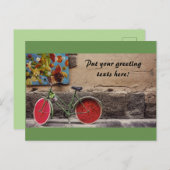 Carte de voeux unique de bicyclette (Devant / Derrière)