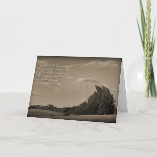 Carte de voeux unique du Jour de la Saint Patrick  (Devant)