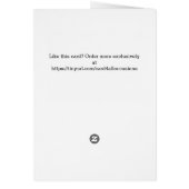 Carte de voeux universelle (Dos)