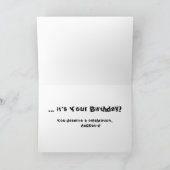 Carte de voeux universelle maltaise pour les anniv (Intérieur)