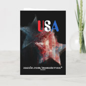 Carte de vœux USA (Dos)
