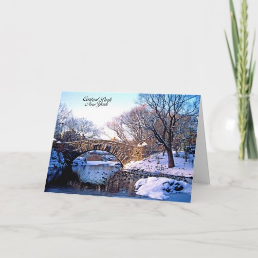 Carte de voeux USA (Devant)