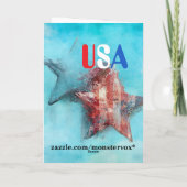 Carte de vœux USA (Dos)