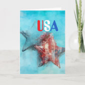 Carte de vœux USA (Devant)